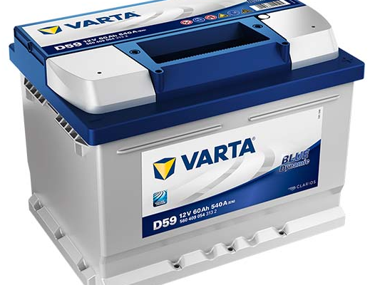 Ogłoszenie - Akumulator 60Ah 540A VARTA Blue Dynamic D59. Zdjęcie 1
