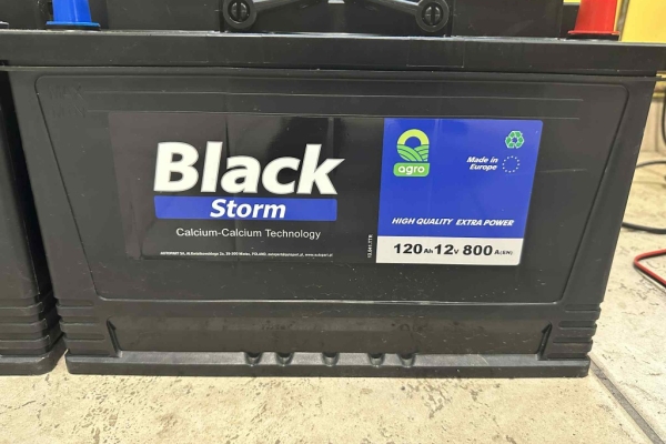 Ogłoszenie - Akumulator Black Storm Agro 120 ah 800A - Opole. Zdjęcie 1