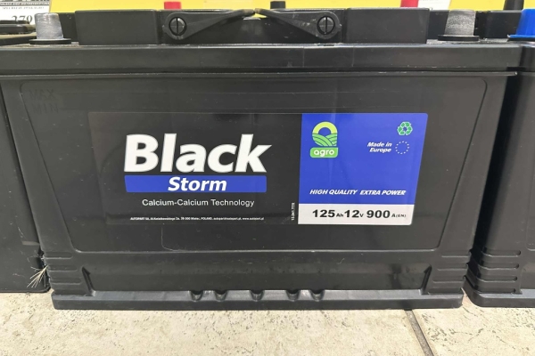 Ogłoszenie - Akumulator Black Storm Agro 125 ah 900A - Opole. Zdjęcie 1
