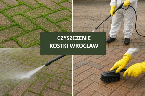 Ogłoszenie - Czyszczenie kostki brukowej z mchu i chwastów, tel. 504-746-203, Wrocław, cennik. Zdjęcie 1