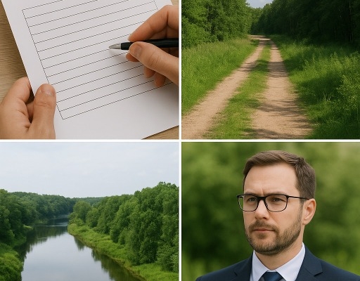 Ogłoszenie - Podział działki tel. 504-746-203, Karta informacji przedsięwzięcia, warunki zabudowy, opinia środowiska, cena. Zdjęcie 1