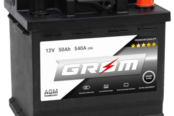 Ogłoszenie - Akumulator Grom Start&Stop Agm 50Ah 540A. Zdjęcie 1
