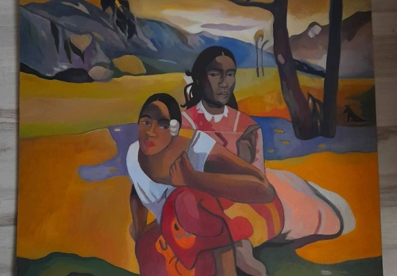 Ogłoszenie - Sprzedam obraz malowany ręcznie - Paul Gaguin. Zdjęcie 1