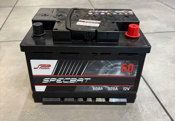 Ogłoszenie - Akumulator SPECBAT 60Ah 520A EN PRAWY PLUS niski. Zdjęcie 1
