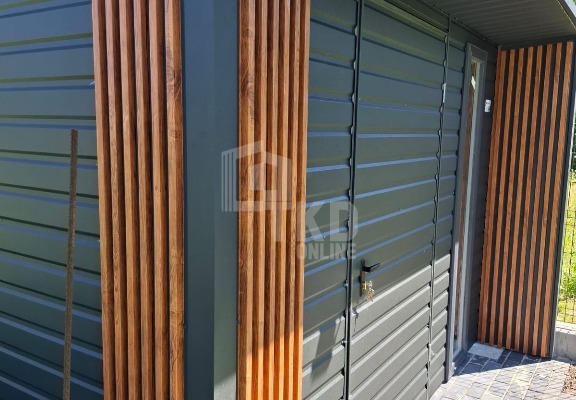 Ogłoszenie - Schowek - domek ogrodowy 3x3 - drzwi - okno - dekor z lameli - dach spad w tył  TKD388. Zdjęcie 4