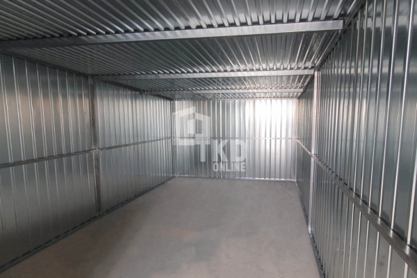 Ogłoszenie - Garaż blaszany 3x5m - brama dwuskrzydłowa - ocynk - dach spad w tył TKD386. Zdjęcie 8