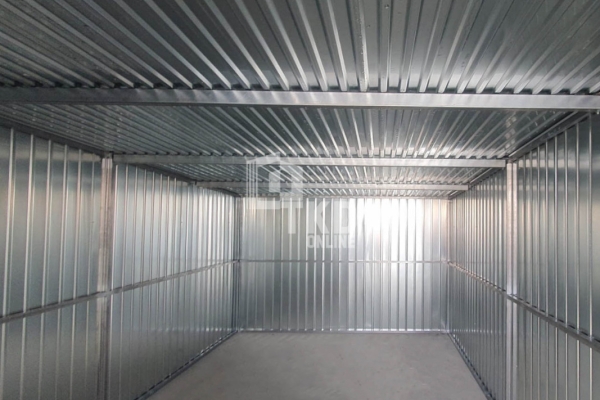 Ogłoszenie - Garaż blaszany 3x5m - brama dwuskrzydłowa - ocynk - dach spad w tył TKD386. Zdjęcie 7