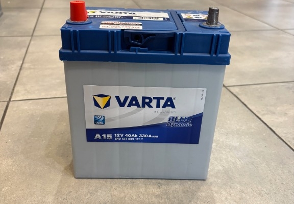 Ogłoszenie - Akumulator VARTA Blue Dynamic A15 40Ah 330A EN L+ Japan. Zdjęcie 1
