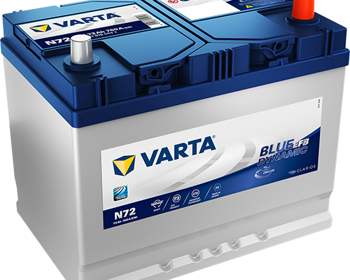 Ogłoszenie - Akumulator VARTA Blue Dynamic EFB JIS 572 501 076 N72 72Ah. Zdjęcie 1