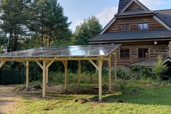 Ogłoszenie - WIATA FOTOWOLTAICZNA 10,62 kWp z MAGAZYNEM ENERGII 5 kWh. Zdjęcie 2