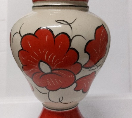 Ogłoszenie - Sprzedam Okazały Wazon Ręcznie Malowany Lata 70-te. Zdjęcie 3