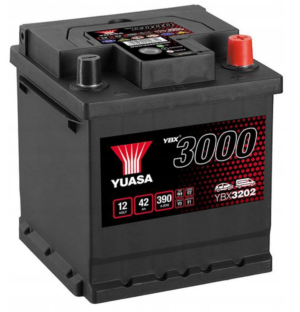 Ogłoszenie - Akumulator 42Ah 390A Yuasa YBX3202 Standard 12V kostka. Zdjęcie 1