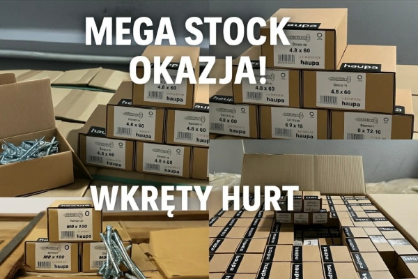Ogłoszenie - WKRĘTY STOCK HURT. Zdjęcie 1