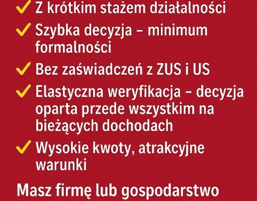 Ogłoszenie - Finansowanie firm. Zdjęcie 1