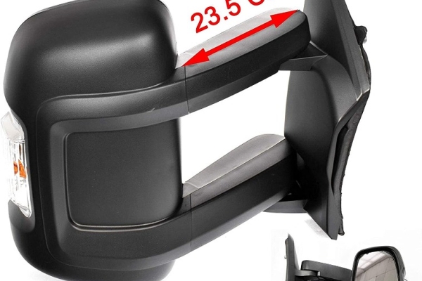 Ogłoszenie - ORYGINALNE Lusterko Prawe Długie Fiat Ducato Peugeot Boxer Citroen Jumper 2006-2019 Manualne 2 pin. Zdjęcie 2