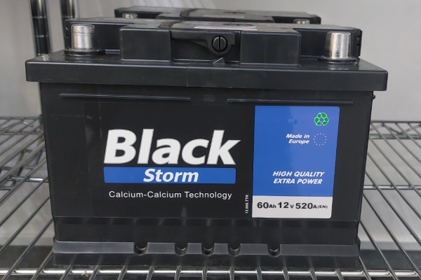 Ogłoszenie - Akumulator 12V 60Ah 520A Black Storm. Zdjęcie 1