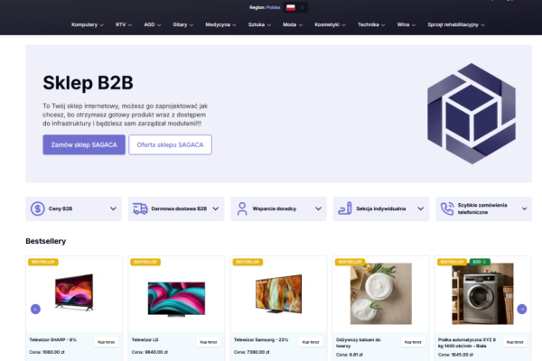 Ogłoszenie - Tworzenie sklepów internetowych/ platformy sprzedaży/ sklepy online / sklepy b2b i b2c/ hurtownie / sklepy DTC D2C. Zdjęcie 1