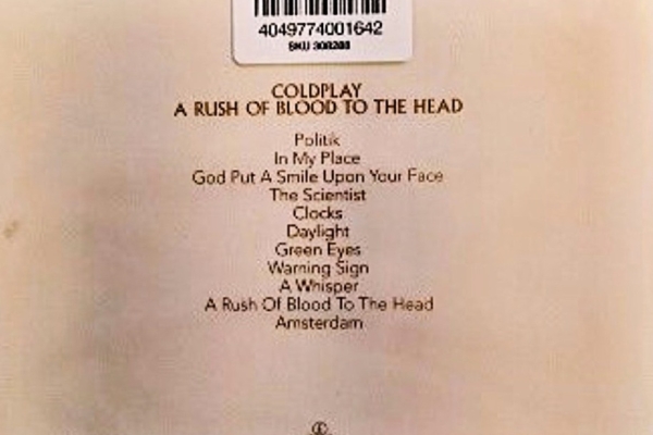 Ogłoszenie - CD Nowy-Polecam Album CD COLDPLAY - A Rush Of Blood To The Head. Zdjęcie 2
