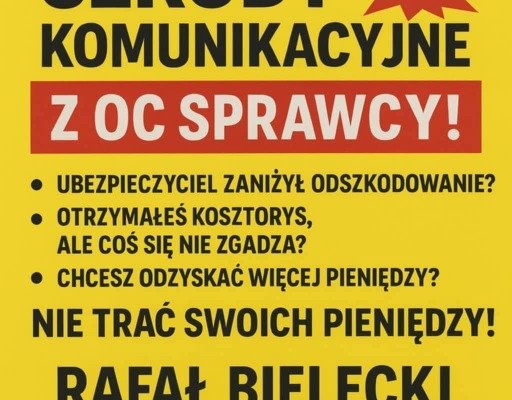 Ogłoszenie - Odszkodowanie z OC Sprawcy. Zdjęcie 1