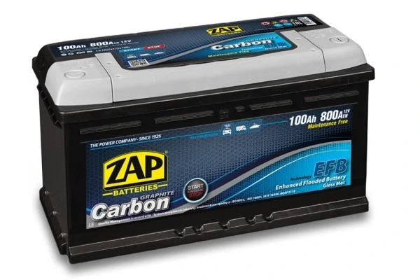 Ogłoszenie - Akumulator 100Ah 800A ZAP CARBON EFB START&STOP. Zdjęcie 1
