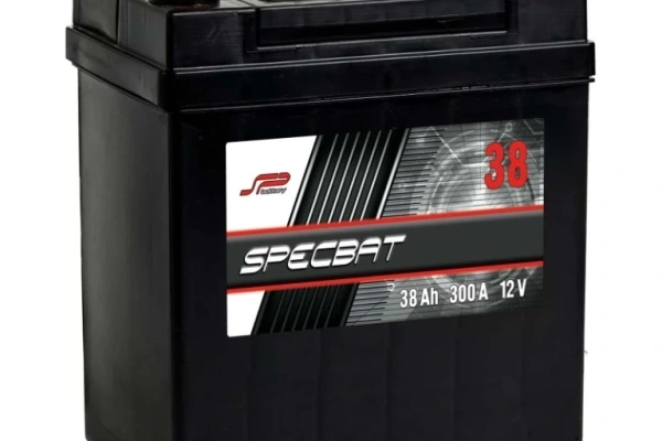Ogłoszenie - Akumulator 38Ah 300A EN SPECBAT Japan LEWY PLUS. Zdjęcie 1