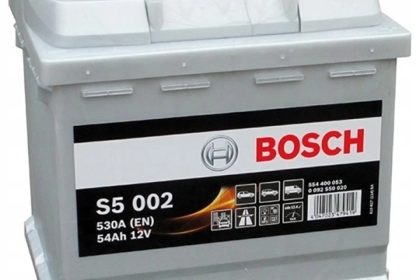 Ogłoszenie - Akumulator 54Ah 530A Bosch Silver S5 54Ah 530A Prawy Plus. Zdjęcie 1