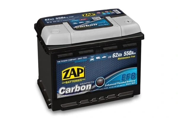Ogłoszenie - Akumulator 62Ah 550A ZAP CARBON EFB. Zdjęcie 1