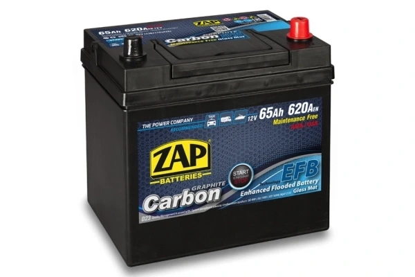 Ogłoszenie - Akumulator 65Ah 620A ZAP CARBON EFB START&STOP Japan P+. Zdjęcie 1