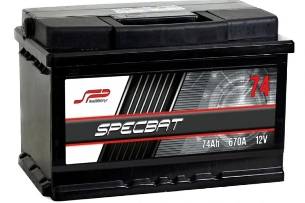 Ogłoszenie - Akumulator 74Ah 640A EN SPECBAT PRAWY PLUS wysoki. Zdjęcie 1