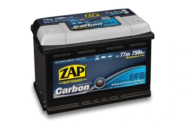 Ogłoszenie - Akumulator 77Ah 750A ZAP CARBON EFB START&STOP. Zdjęcie 1