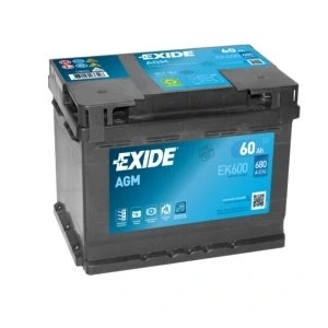 Ogłoszenie - Akumulator 60Ah 680A Exide Agm Start&stop Ek600. Zdjęcie 1