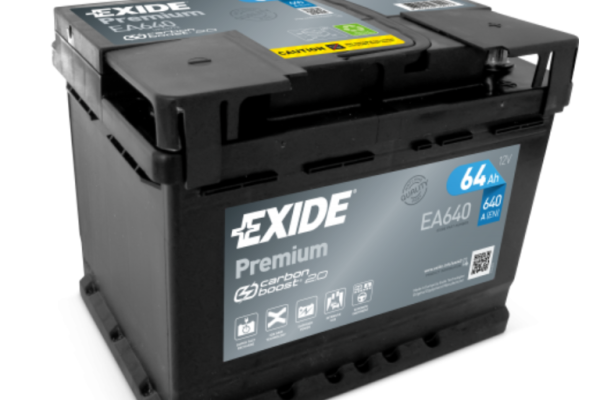 Ogłoszenie - Akumulator 64Ah 640A EA640 EN Exide Premium PRAWY PLUS. Zdjęcie 1