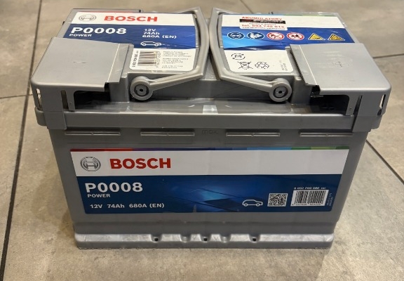 Ogłoszenie - Akumulator Bosch 74Ah 680A EN P0008 ( wcześniej S4008 ). Zdjęcie 1