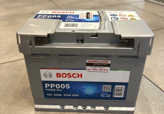 Ogłoszenie - Akumulator Bosch 63Ah 580A EN PP005 ( wcześniej S5005 ). Zdjęcie 1