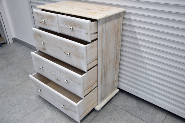 Ogłoszenie - komoda z szufladami z drewna sosnowego - jak nowa. Zdjęcie 5