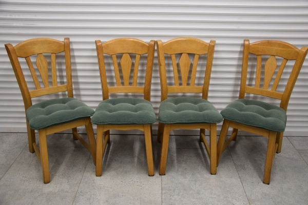 Ogłoszenie - stół rozkładany i 4 krzesła - cały komplet z drewna dębowego. Zdjęcie 7