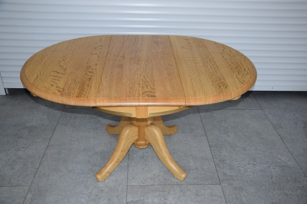 Ogłoszenie - stół rozkładany i 4 krzesła - cały komplet z drewna dębowego. Zdjęcie 5