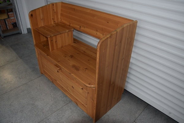 Ogłoszenie - szafka na buty z siedziskiem z drewna sosnowego. Zdjęcie 3