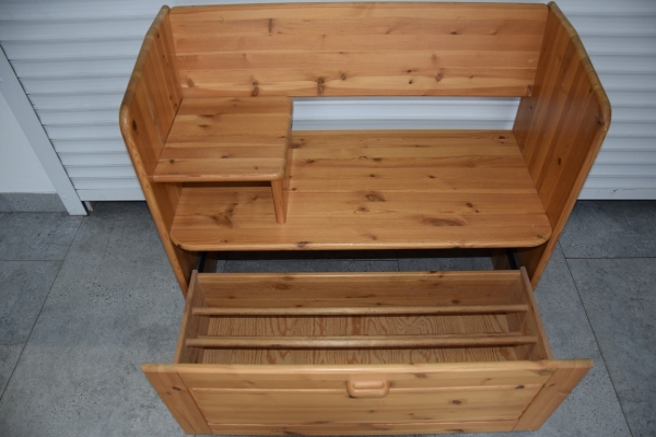 Ogłoszenie - szafka na buty z siedziskiem z drewna sosnowego. Zdjęcie 4