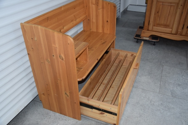 Ogłoszenie - szafka na buty z siedziskiem z drewna sosnowego. Zdjęcie 5