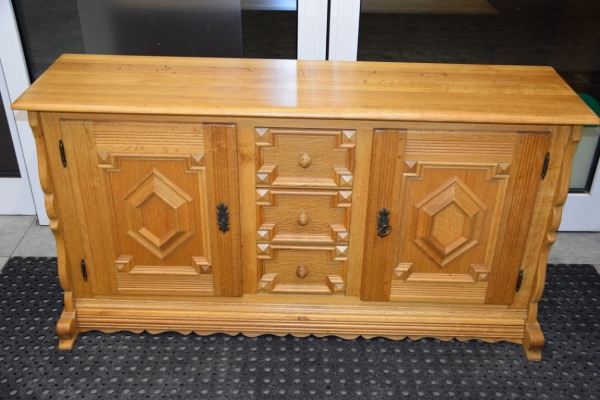 Ogłoszenie - komoda z drewna dębowego - jak nowa. Zdjęcie 1