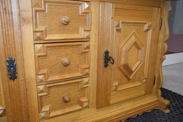 Ogłoszenie - komoda z drewna dębowego - jak nowa. Zdjęcie 6