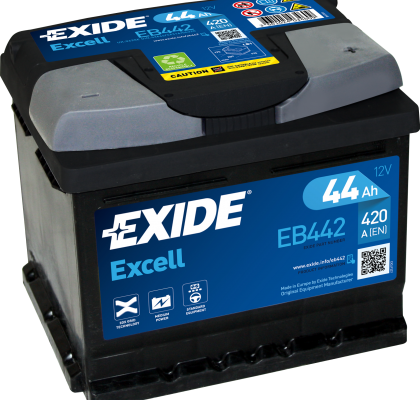 Ogłoszenie - Akumulator 44Ah 420A EB442 EN Exide Excell PRAWY PLUS. Zdjęcie 1