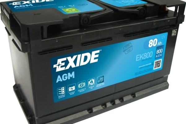 Ogłoszenie - Akumulator 80ah 800a en Exide Agm Start&stop Ek800. Zdjęcie 1