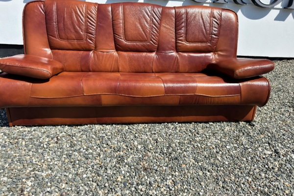 Ogłoszenie - PROMOCJA - komplet FINKA wersalka + 2 fotele, skóra naturalna. Zdjęcie 10