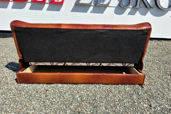 Ogłoszenie - PROMOCJA - komplet FINKA wersalka + 2 fotele, skóra naturalna. Zdjęcie 3