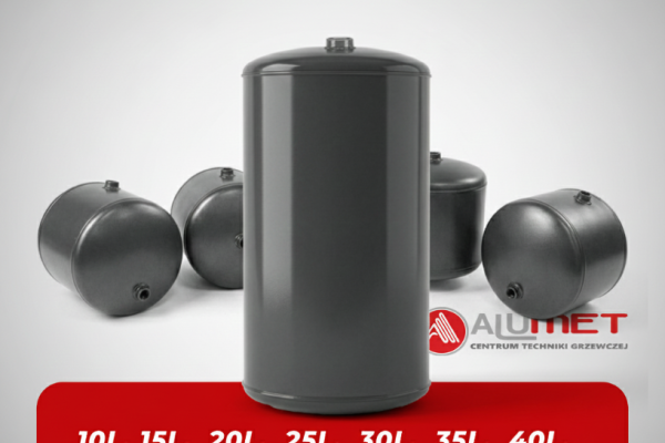 Ogłoszenie - Naczynie wyrównawcze przeponowe CO Nowe Zbiornik 10, 20, 30, 40 Litrów Przeplywowe Wzbiorcze hydrofor. Zdjęcie 4