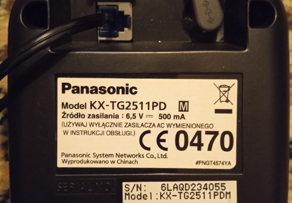 Ogłoszenie - Telefon domowy przenośny. Zdjęcie 1