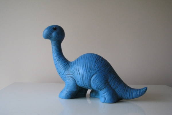 Ogłoszenie - Sympatyczny dinozaur – duża figurka ceramiczna. Zdjęcie 1