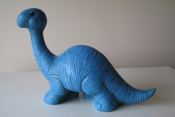 Ogłoszenie - Sympatyczny dinozaur – duża figurka ceramiczna. Zdjęcie 3